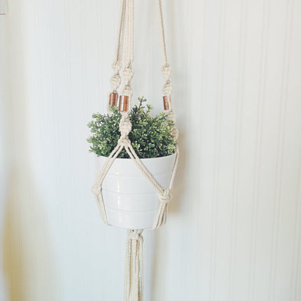Macrame Plant Hanger, Hanging Planter