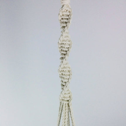 Macrame plant hanger, hanging planter, copper
