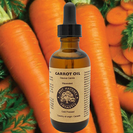 Carrot Oil (Macerated) for dry and mature skin.