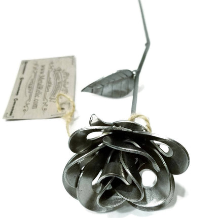 Original Immortal Rose, Recycled Metal Rose, Steel Rose Sculpture,