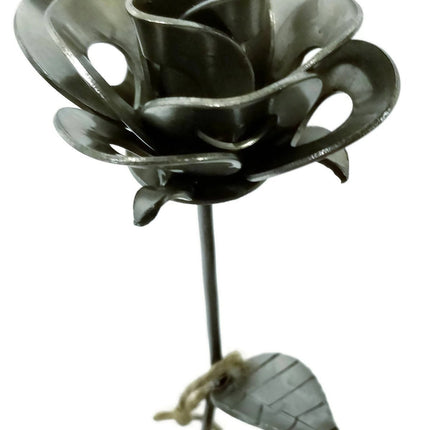 Original Immortal Rose, Recycled Metal Rose, Steel Rose Sculpture,