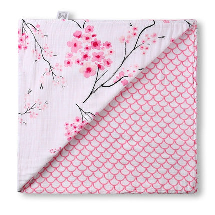 ORGANIC SNUG BLANKET - CHERRY BLOSSOM