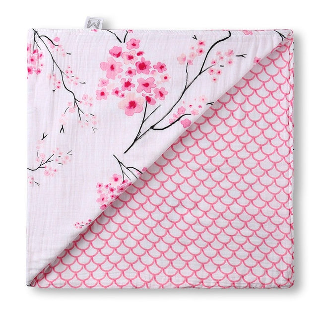 ORGANIC SNUG BLANKET - CHERRY BLOSSOM