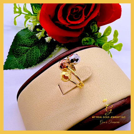 18K Real Gold Ring size 6