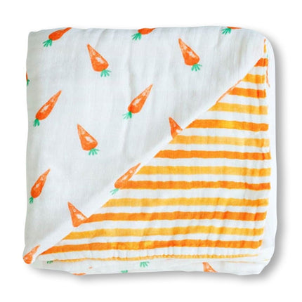 ORGANIC SNUG BLANKET - CARROTS
