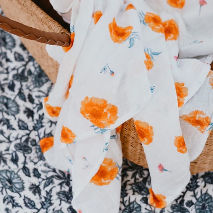 ORGANIC SWADDLE - MARIGOLD