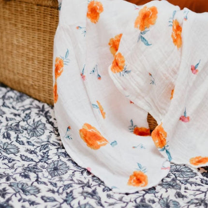 ORGANIC SWADDLE - MARIGOLD