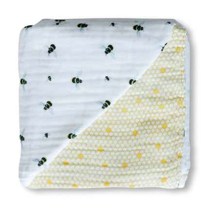 ORGANIC SNUG BLANKET - BEES