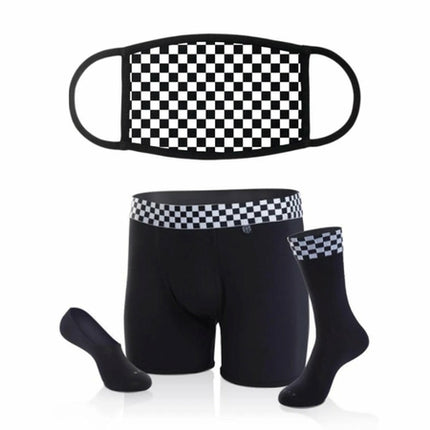 Bandit Face Cover & Underwear/Sock Bundle
