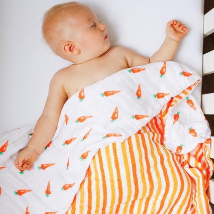 ORGANIC SNUG BLANKET - CARROTS