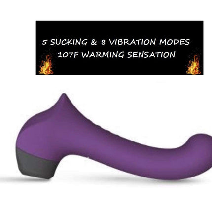 Orlena Heating Warming Clitoral Sucking Vibrator, 5 Sucking