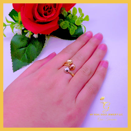 18K Real Gold Ring size 6