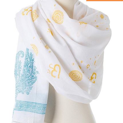 OMSutra Shanti Paisley Shawl