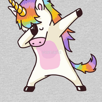 Dabbing Unicorn Shirt Hip Hop Dap Pose WOMEN