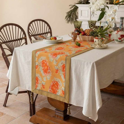 Italian Style Decorative Table Runner for Elegant Fall Table Setting