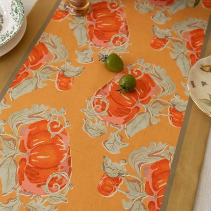 Italian Style Decorative Table Runner for Elegant Fall Table Setting