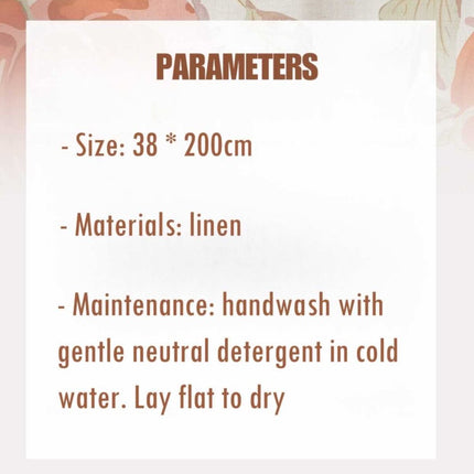 Italian Style Decorative Table Runner for Elegant Fall Table Setting