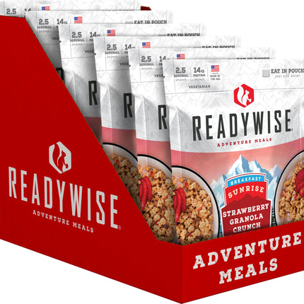 6 CT Case Sunrise Strawberry Granola Crunch