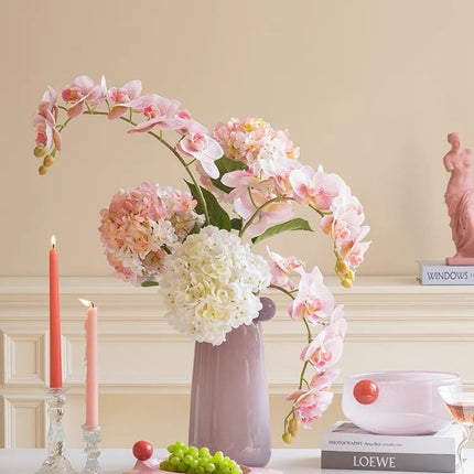 Jelly Bean Cylinder Vase - Whimsical Dopamine Centerpiece Vase for