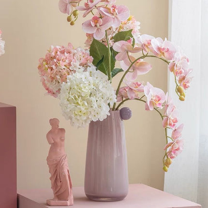 Jelly Bean Cylinder Vase - Whimsical Dopamine Centerpiece Vase for