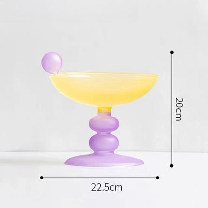 Jelly Bean Footed Tray Fruit Bowl - Whimsical Dopamine Table Setting