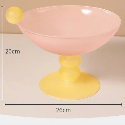 Jelly Bean Footed Tray Fruit Bowl - Whimsical Dopamine Table Setting