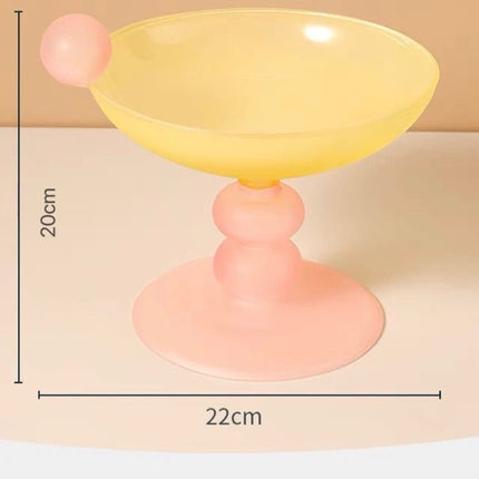 Jelly Bean Footed Tray Fruit Bowl - Whimsical Dopamine Table Setting