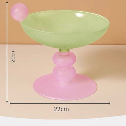 Jelly Bean Footed Tray Fruit Bowl - Whimsical Dopamine Table Setting