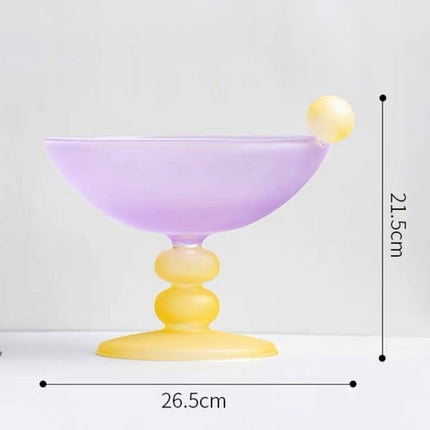 Jelly Bean Footed Tray Fruit Bowl - Whimsical Dopamine Table Setting