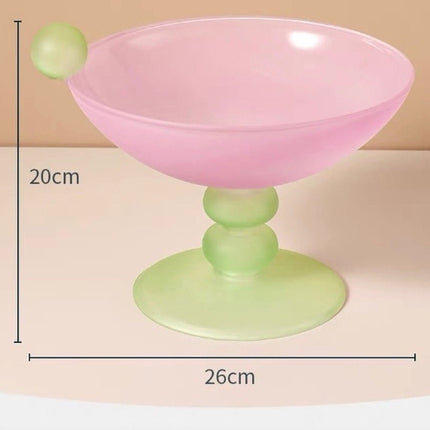 Jelly Bean Footed Tray Fruit Bowl - Whimsical Dopamine Table Setting