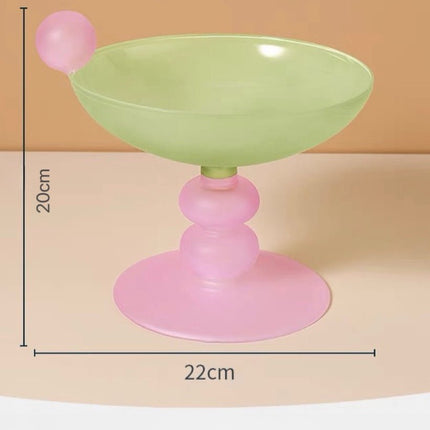 Jelly Bean Footed Tray Fruit Bowl - Whimsical Dopamine Table Setting
