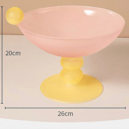 Jelly Bean Footed Tray Fruit Bowl - Whimsical Dopamine Table Setting