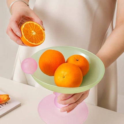Jelly Bean Footed Tray Fruit Bowl - Whimsical Dopamine Table Setting