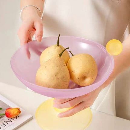 Jelly Bean Footed Tray Fruit Bowl - Whimsical Dopamine Table Setting