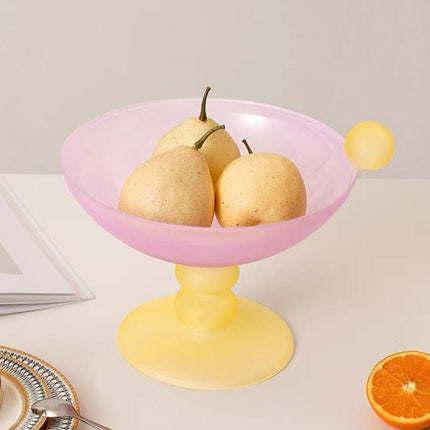 Jelly Bean Footed Tray Fruit Bowl - Whimsical Dopamine Table Setting