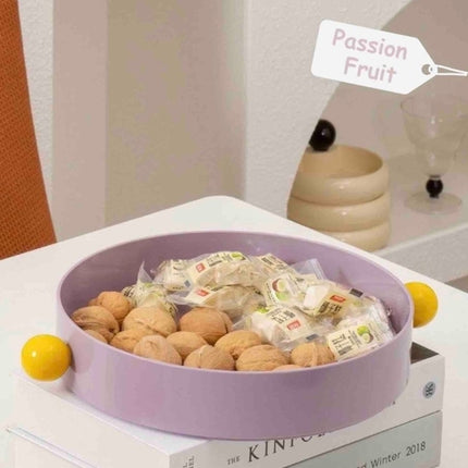 Jelly Bean Fruit Tray, Whimsical Dopamine Decorative Tray