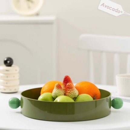 Jelly Bean Fruit Tray, Whimsical Dopamine Decorative Tray