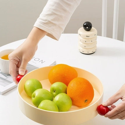 Jelly Bean Fruit Tray, Whimsical Dopamine Decorative Tray