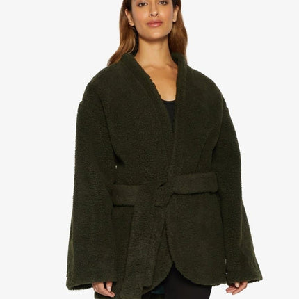 Open Front Belted Teddy Coat (1917)