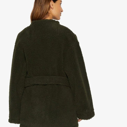 Open Front Belted Teddy Coat (1917)