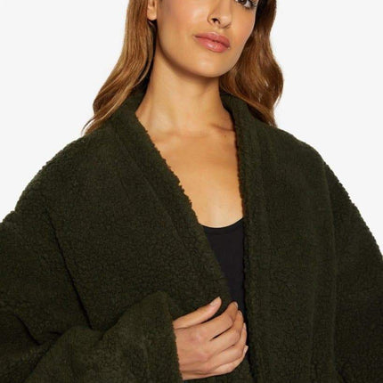 Open Front Belted Teddy Coat (1917)