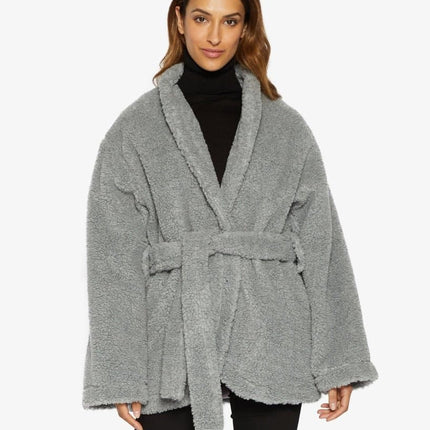 Open Front Belted Teddy Coat (1917)