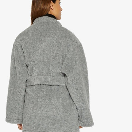 Open Front Belted Teddy Coat (1917)