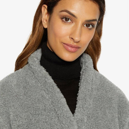 Open Front Belted Teddy Coat (1917)