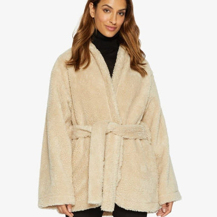 Open Front Belted Teddy Coat (1917)