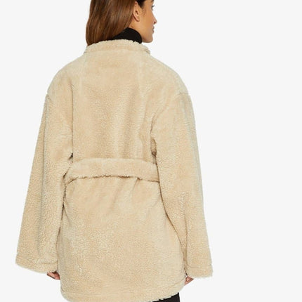 Open Front Belted Teddy Coat (1917)