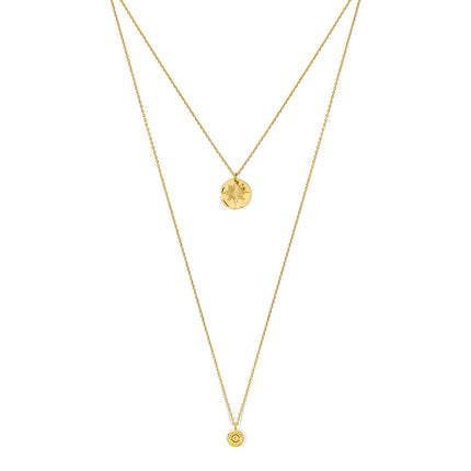 Layered North Star Bullet Necklace