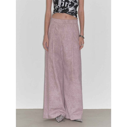 "Light and Shadow Walking" Retro Fashionable Dirty Printed