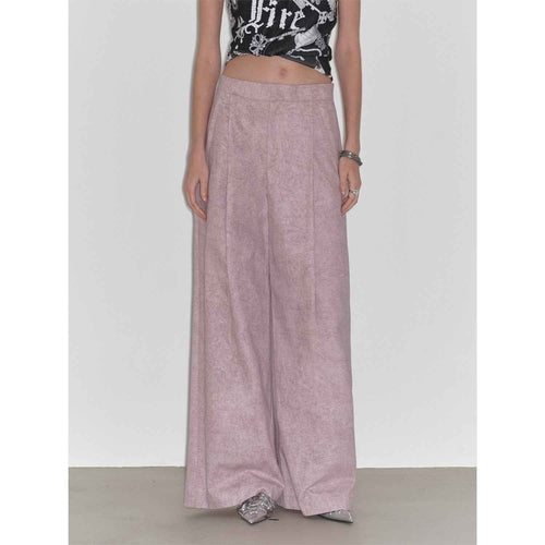 "Light and Shadow Walking" Retro Fashionable Dirty Printed