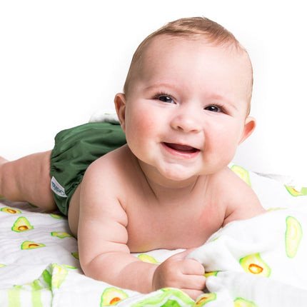 ORGANIC SNUG BLANKET - AVOCADO